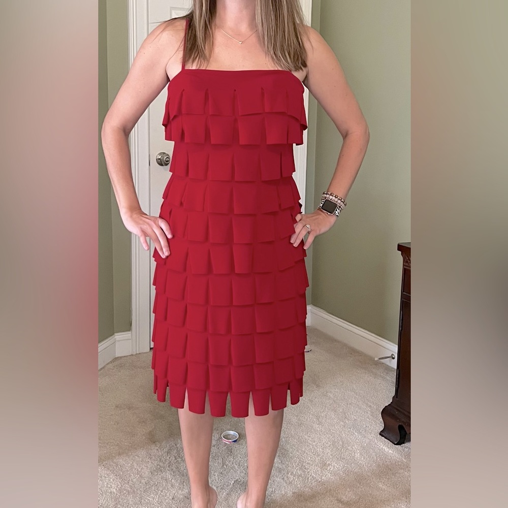 Beautiful red flapper dress